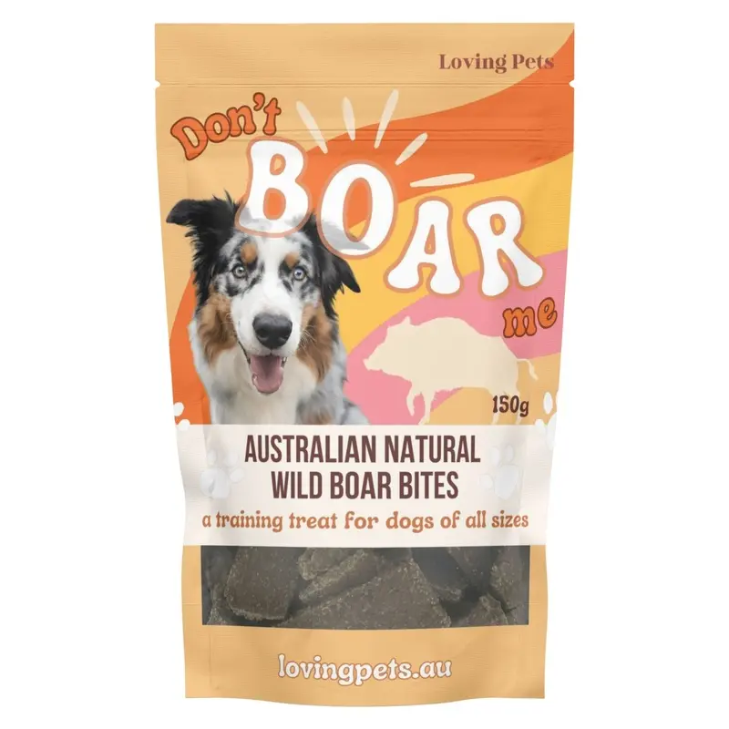 Loving Pets Australian Natural Dog Treats Wild Boar 150g
