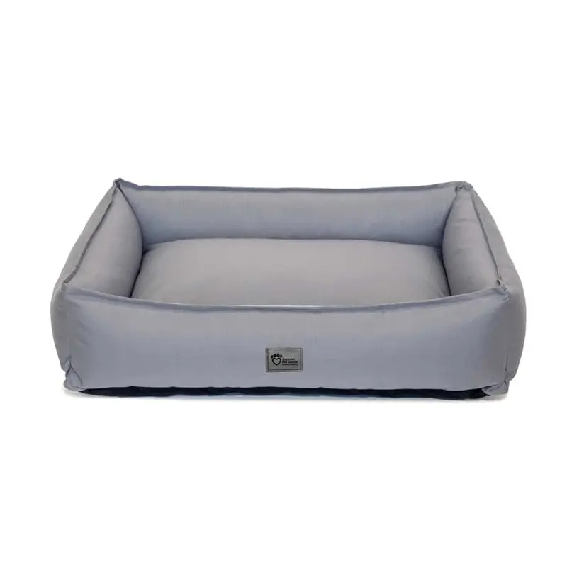 Superior Pet Bed Dog Lounger Ripstop Steel Grey