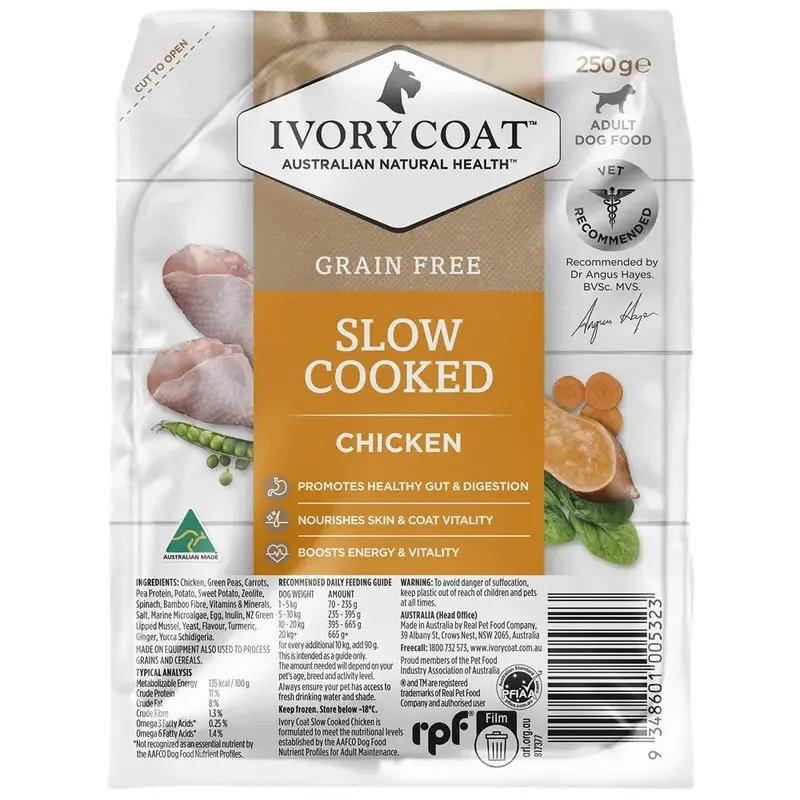 Ivory Coat Grain Free Slow Cooked Chicken 250g