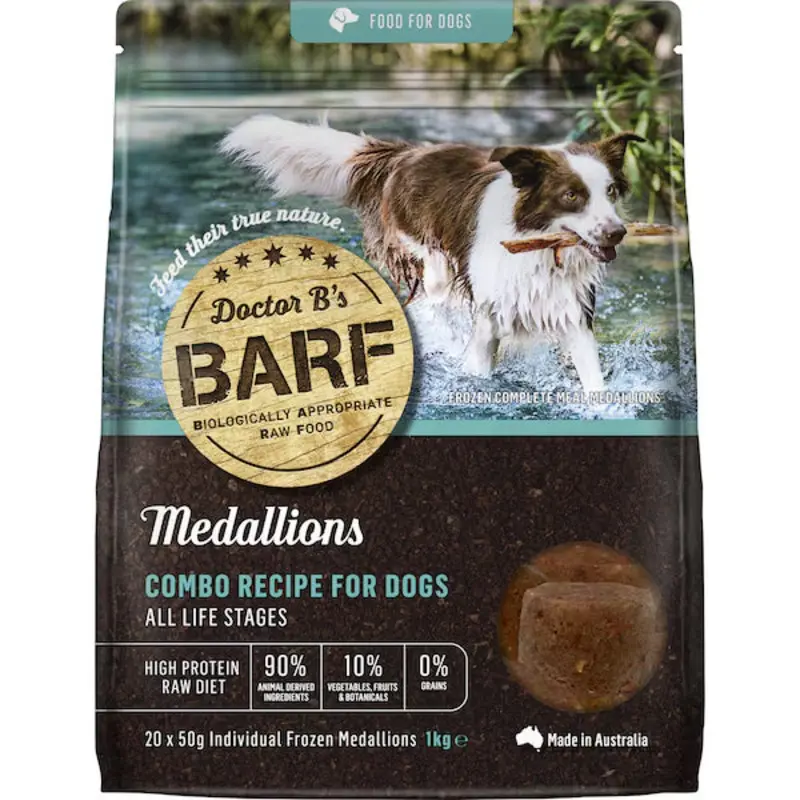 Doctor B Dog Barf Combo Medallions 20 x 50g