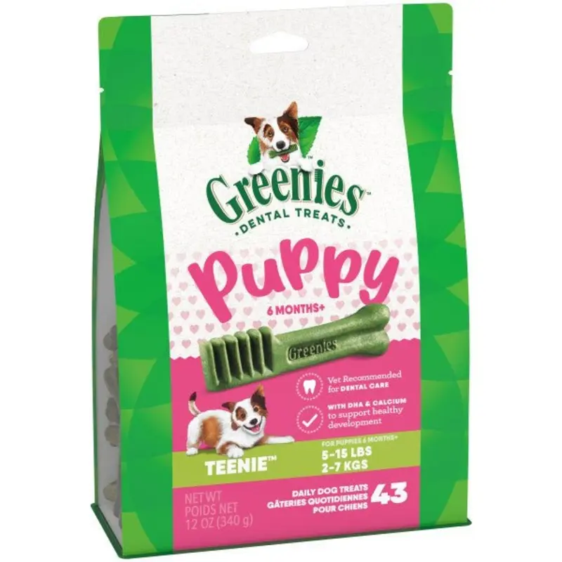 Greenies Puppy Dental Dog Treats Original Teenies 340g