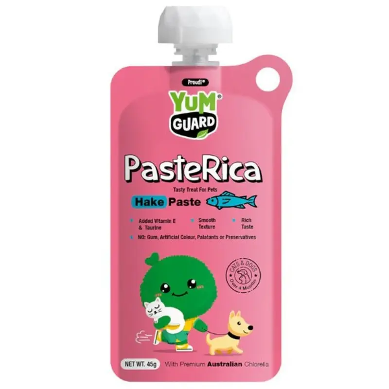 YumGuard Paste Rica Hake Dog & Cat Treat 45g