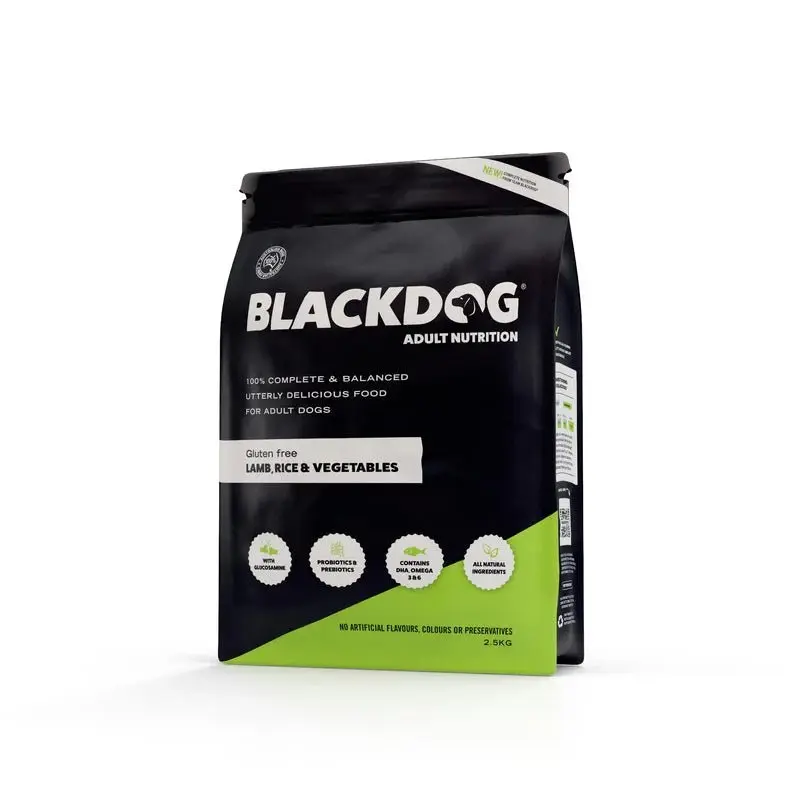 Blackdog Adult Lamb, Rice & Vegetables 2.5kg