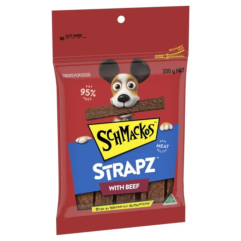 Schmackos Strapz 200g Beef