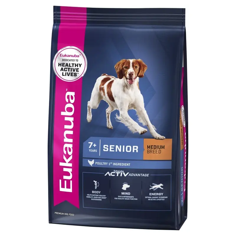 Eukanuba Dry Dog Food Senior Medium Breed 15kg