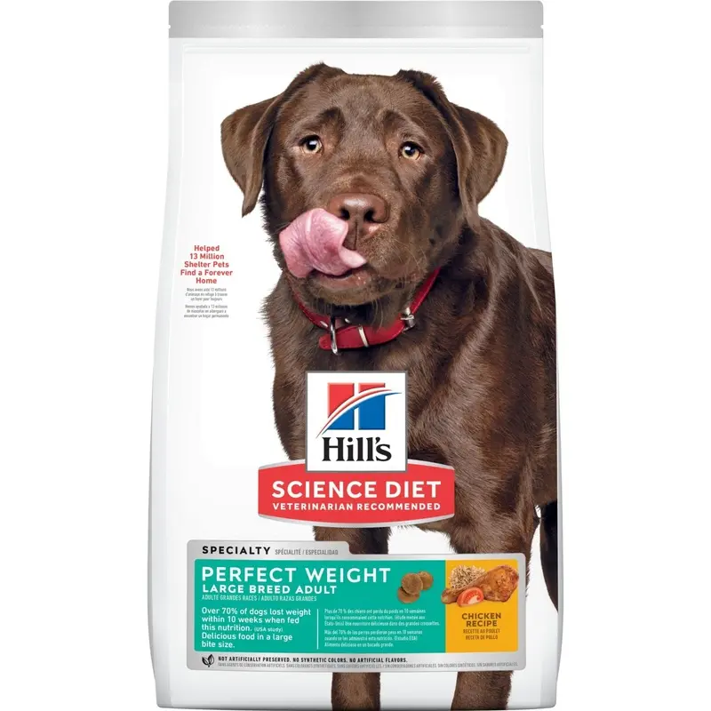 Hill's Science Diet Perfect Weight Large Breed Adult Dry Dog Food 11.3kg