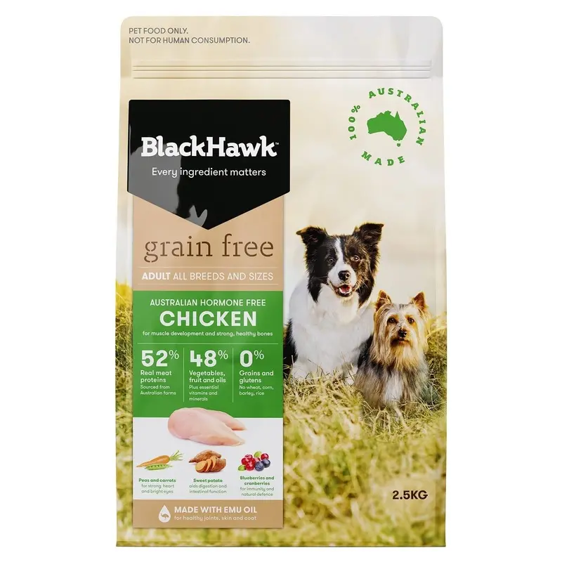 Black Hawk Grain Free Dry Dog Food Chicken