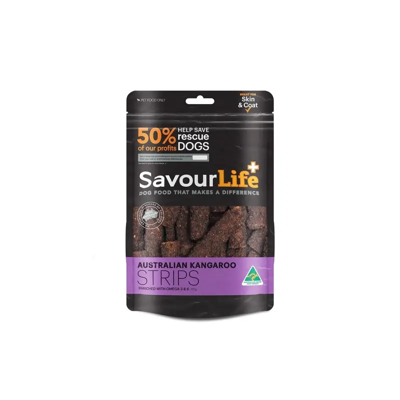 SavourLife Australian Made Kangaroo Strips 165g