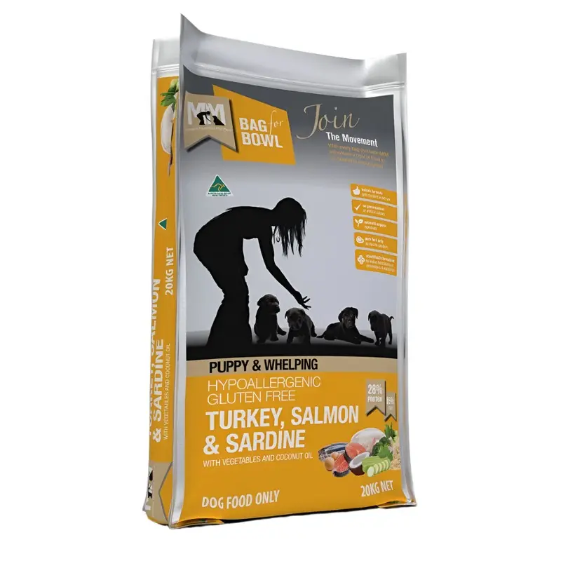 Meals For Mutts Dry Dog Food Grain Free Puppy Turkey, Salmon & Sardine