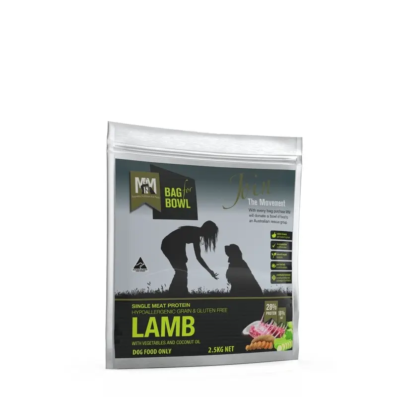 Meals For Mutts Dry Dog Food Single Protein Grain Free Lamb