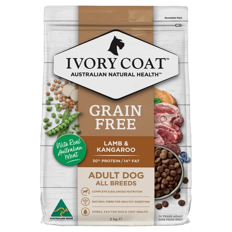 Ivory Coat Grain Free Dry Dog Food Lamb & Kangaroo