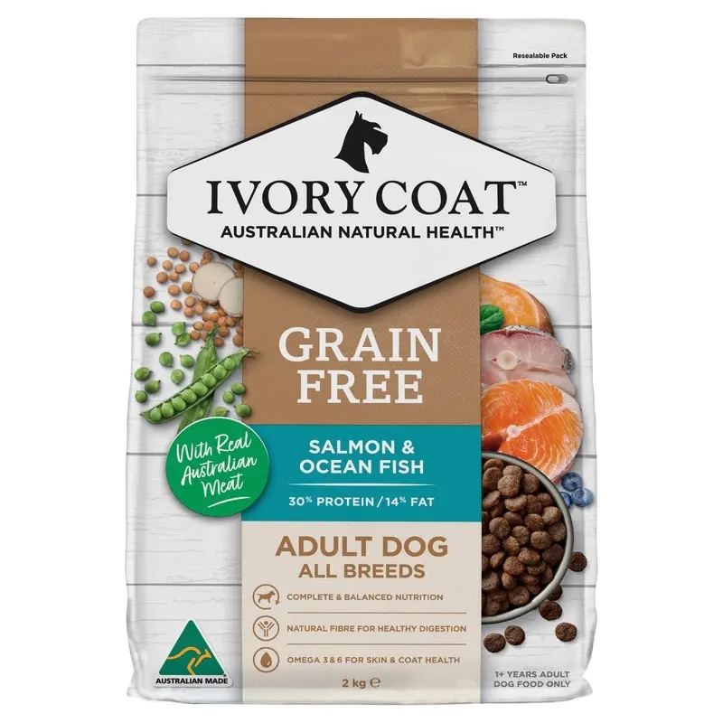 Ivory Coat Grain Free Dry Dog Food Ocean Fish and Salmon