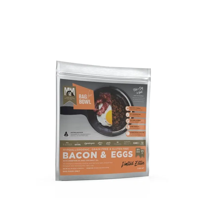 Meals For Mutts Dry Dog Food Grain Free Bacon & Eggs