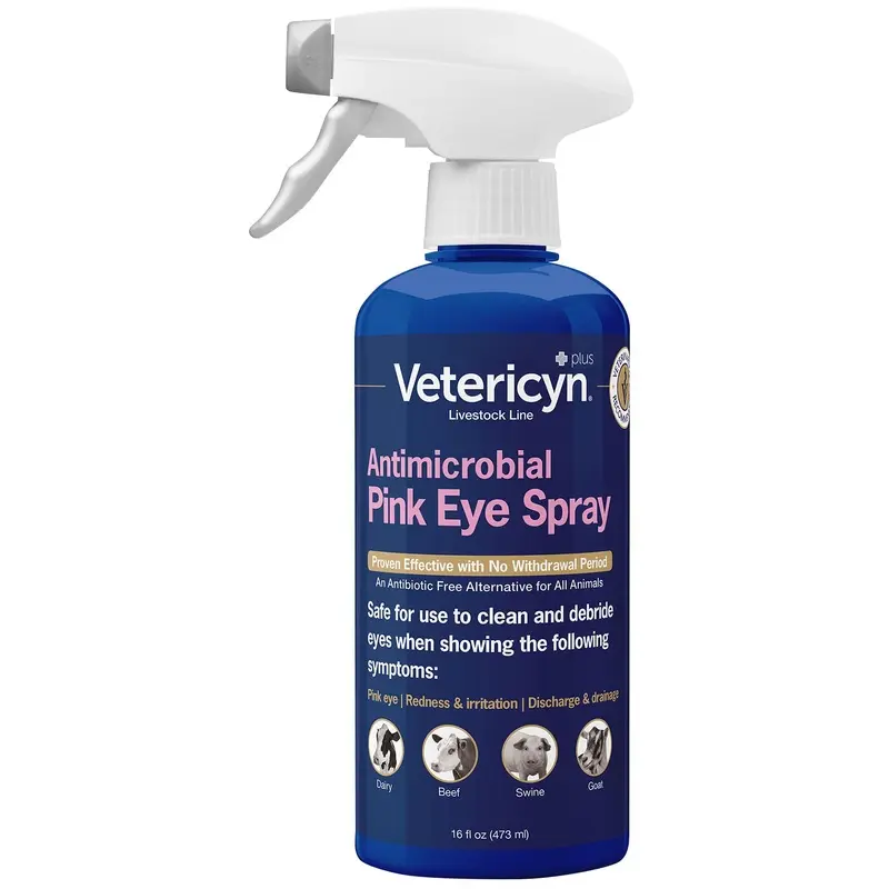 Vetericyn Plus Antimicrobial Pinkeye Spray, 16 oz