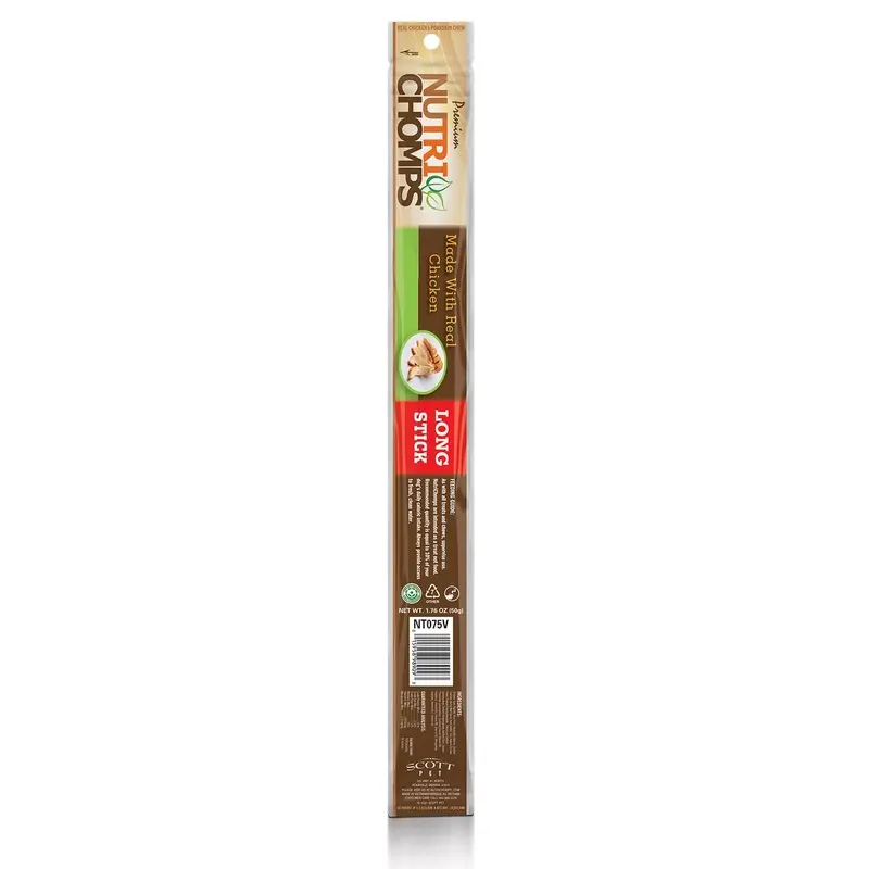 NutriChomps 15 Chicken Long Stick Dog Chews