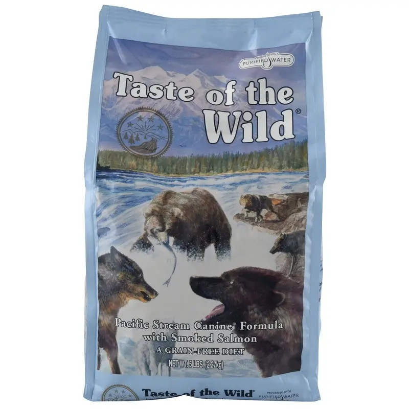 Taste of the Wild Pacific Stream Smoke Flavored Salmon Grain Free Dry Dog Food