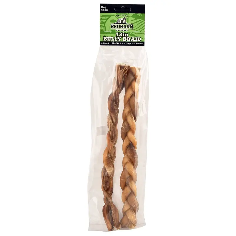 Redbarn 12" Braided Bully Sticks