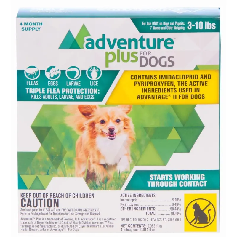 Adventure Plus for Dogs, 4 pk