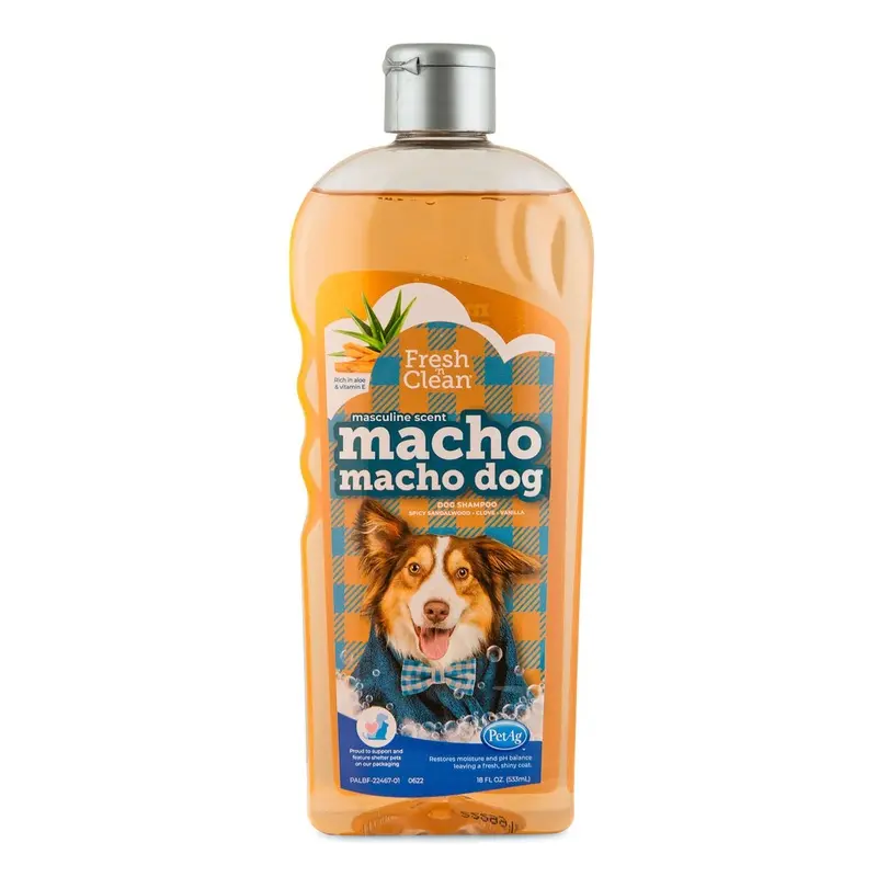 Fresh 'n Clean Macho Macho Dog Shampoo, 18 oz