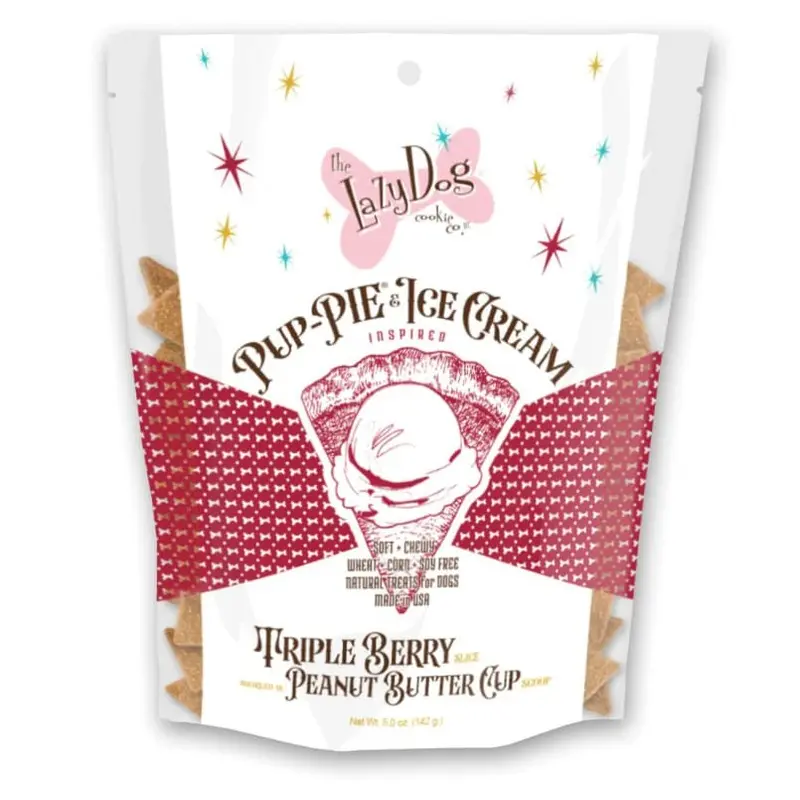 Pup-Pie & Ice Cream Inspired Slices Triple Berry w/Peanut Butter