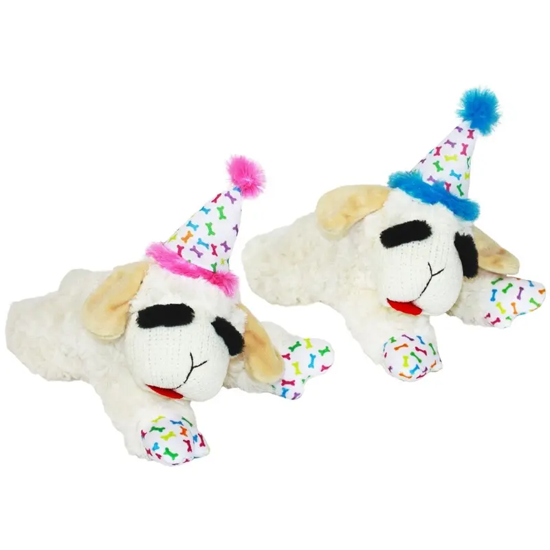 Lamb Chop with Birthday Hat, 10.5"