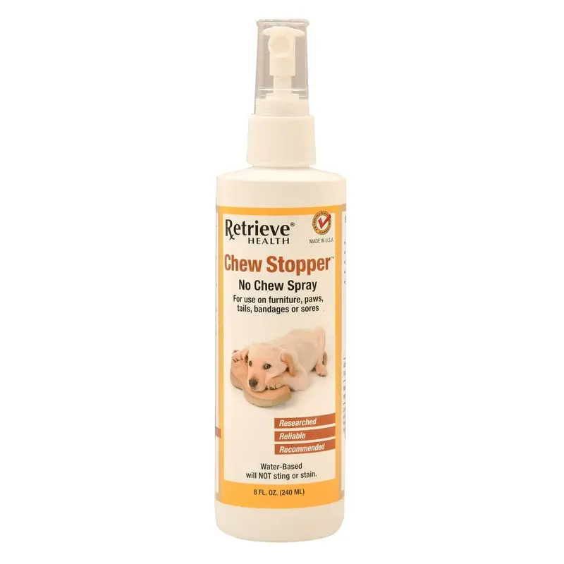 Retrieve Chew Stopper No Chew Spray - Stop Dogs Chewing, 8 oz