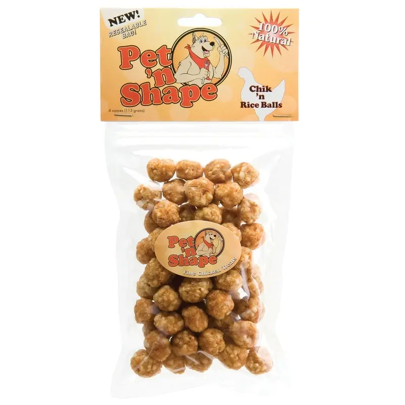 Chik 'n Rice Balls 100% Natural Crunchy Dog Treat