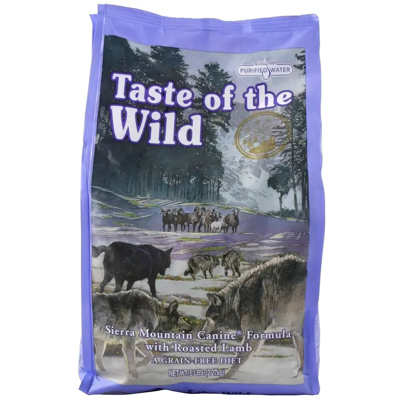 Taste of the Wild Sierra Mountain with Roasted Lamb Grain Free Dry Dog Food