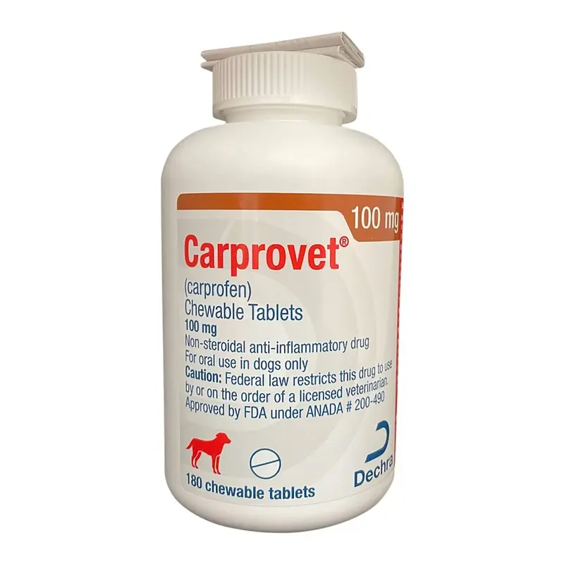 Rx Carprovet (carprofen) Pain Relief Chewable Tablets for Dogs