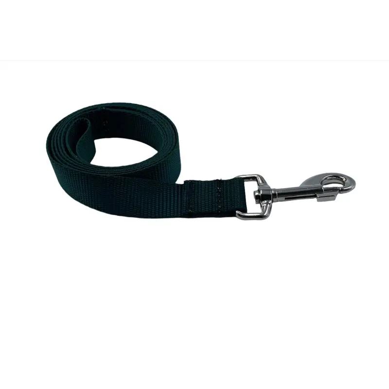 Basic Dark green Dog Collars and Leads (1" wide)