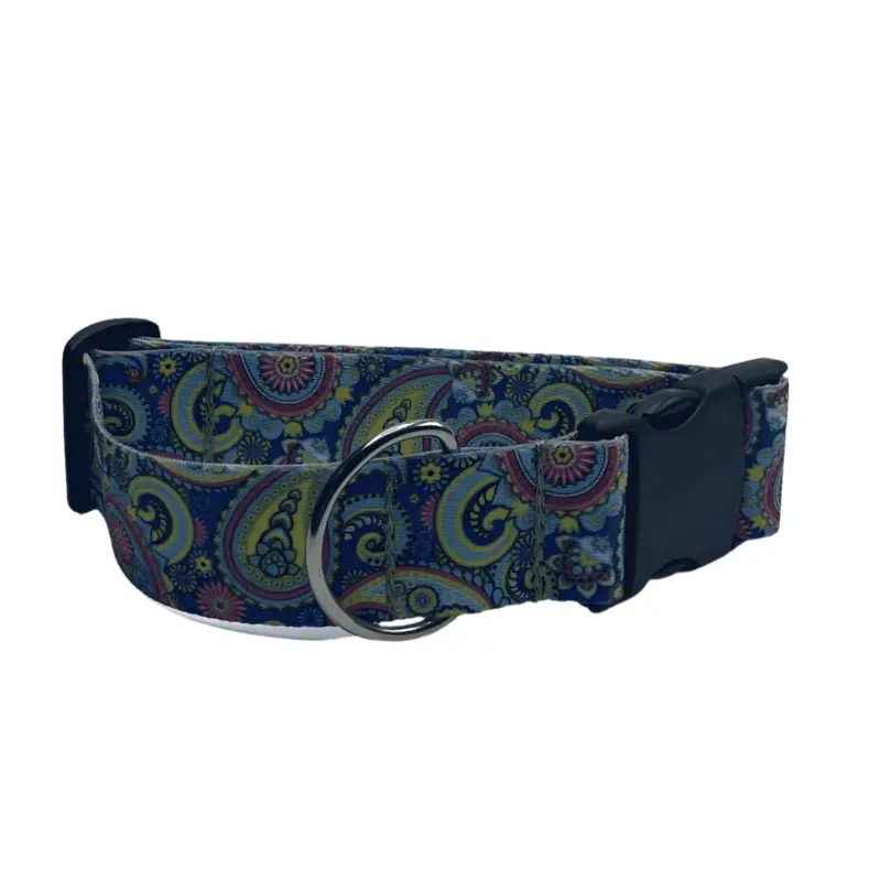 Garden Paisley Dog Collar (1.5" Wide)