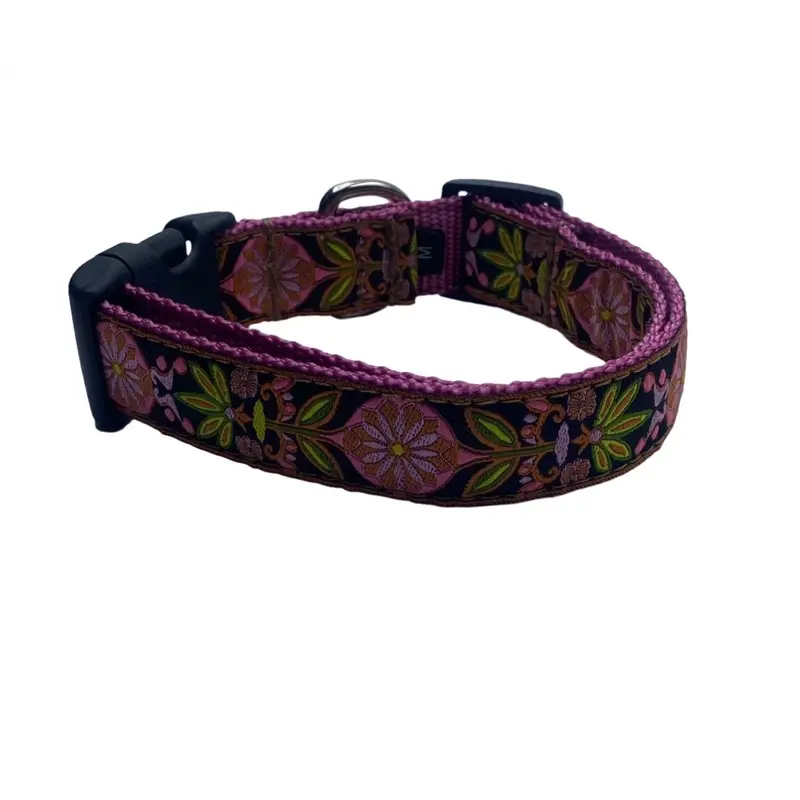 Perfectly Pink Scandinavian Sweetheart Dog Collars or Leads (1 " Wide)