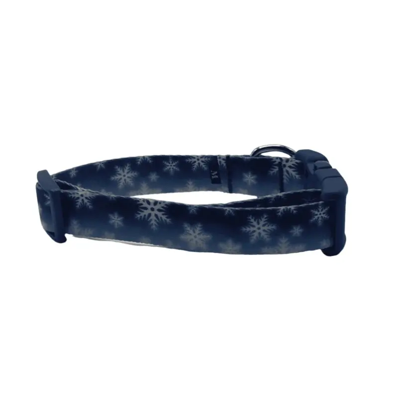 Winter Snowflakes Dog Collar & Leads (1" Wide) (Discontinued)