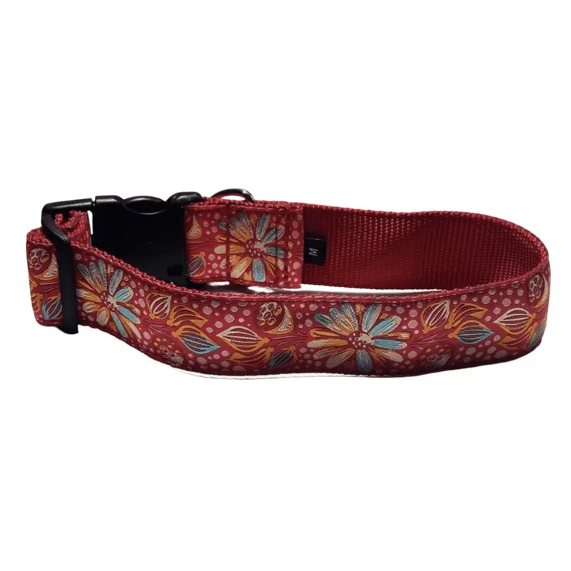 Festival of Flowers Dog Collars (1.5" Wide)