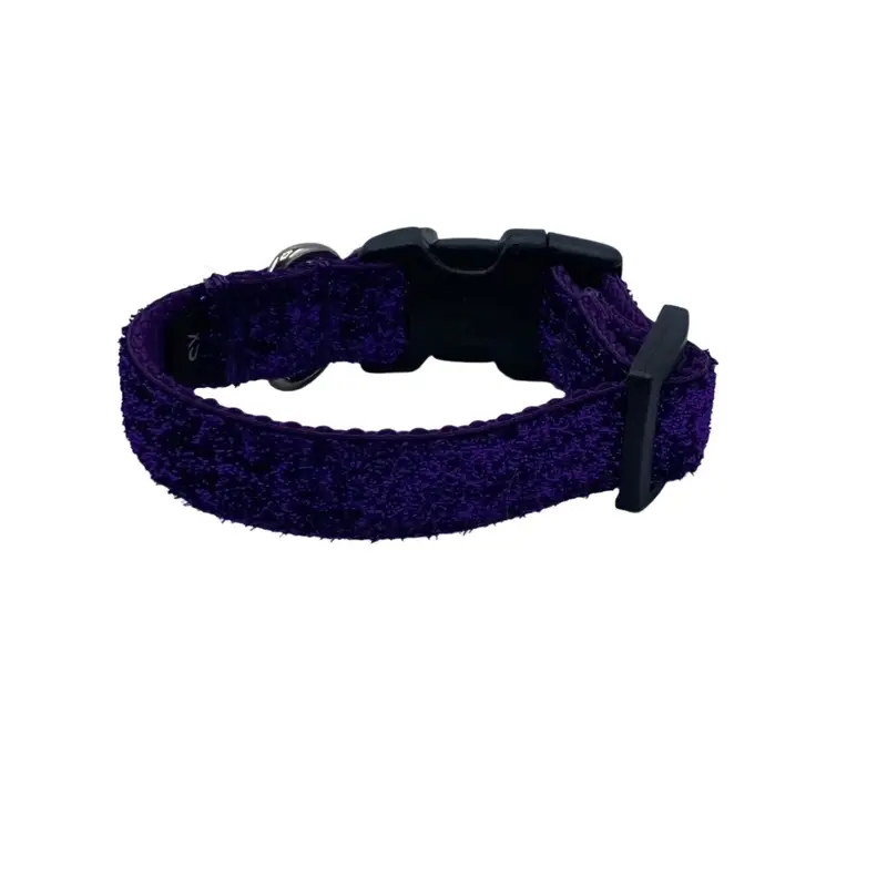 Purple Glitter Nylon Collars & Leads (3/4" wide)