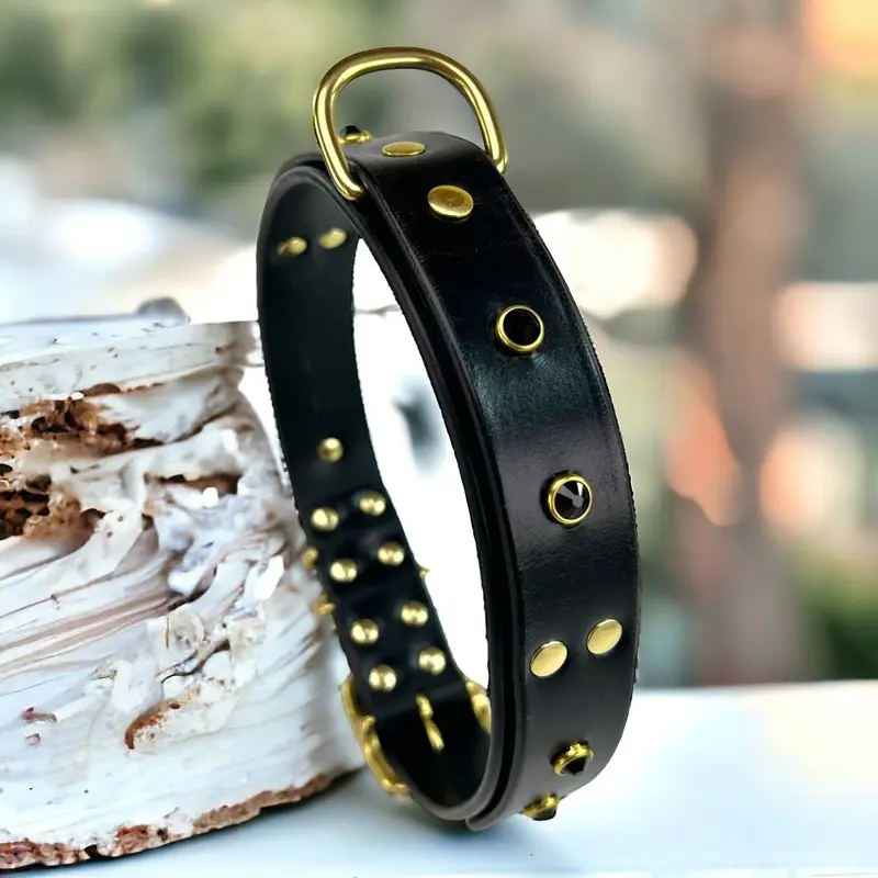 Bling Dog Collar Artisan with Crystals