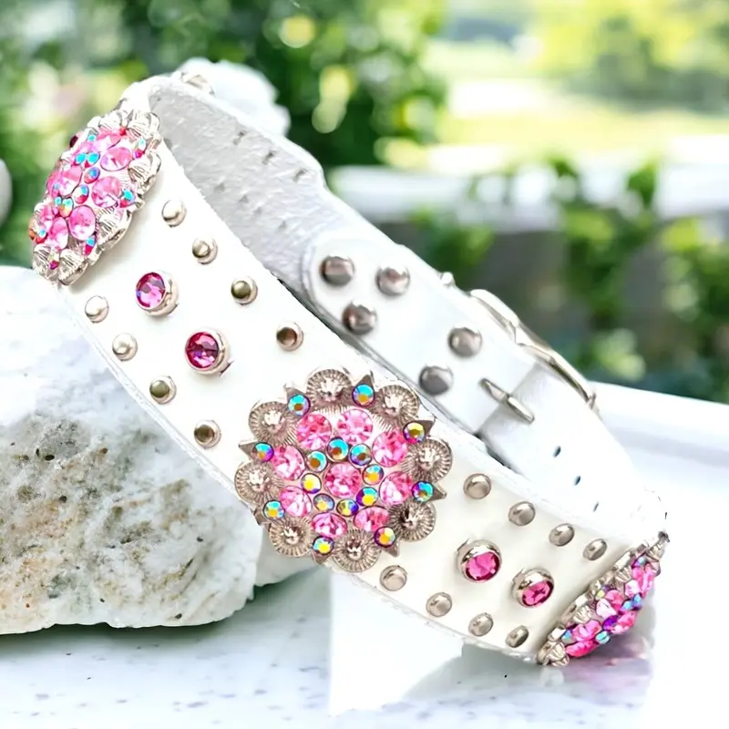 Bling Dog Collar Crystal Burst SL