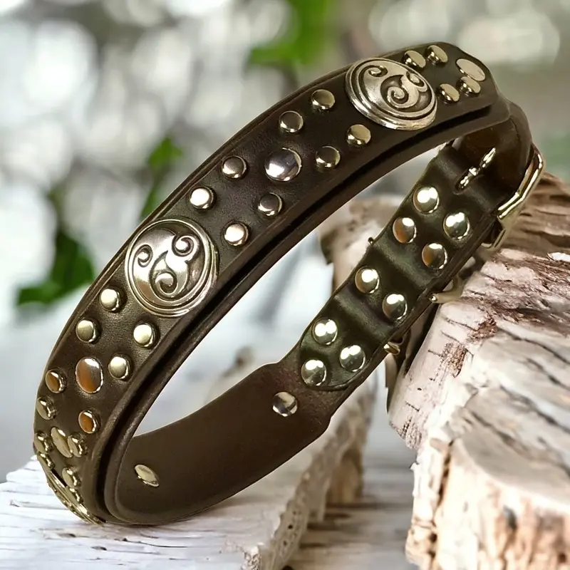 Aloha Leather Dog Collar