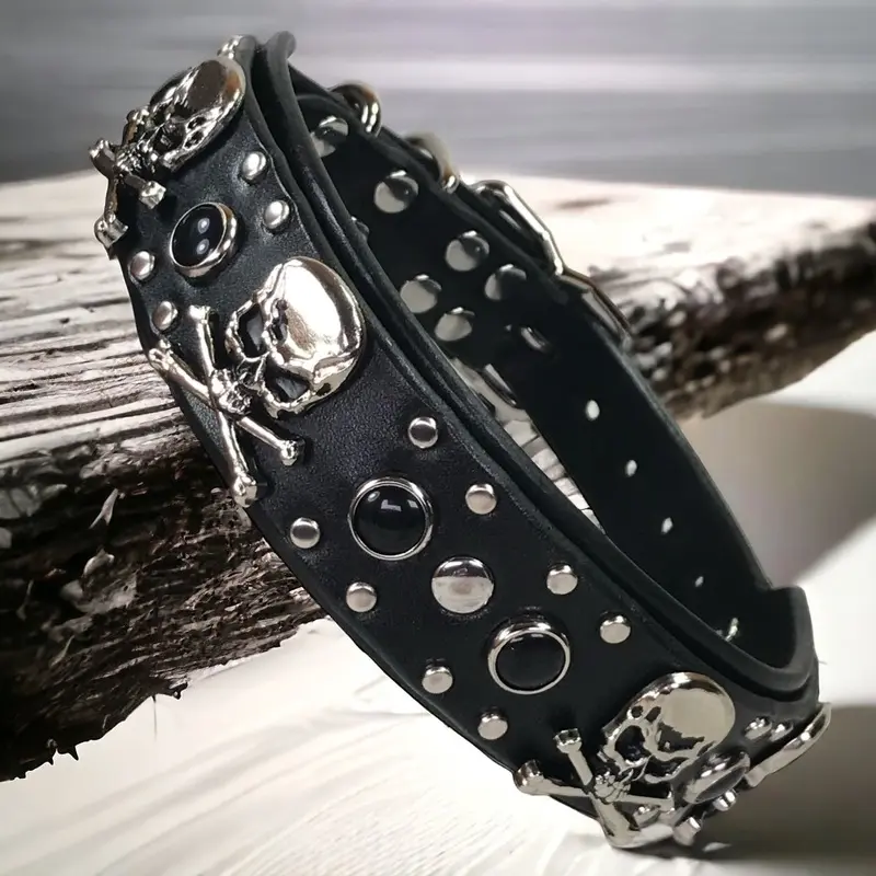 Bellamy Leather Dog Collar