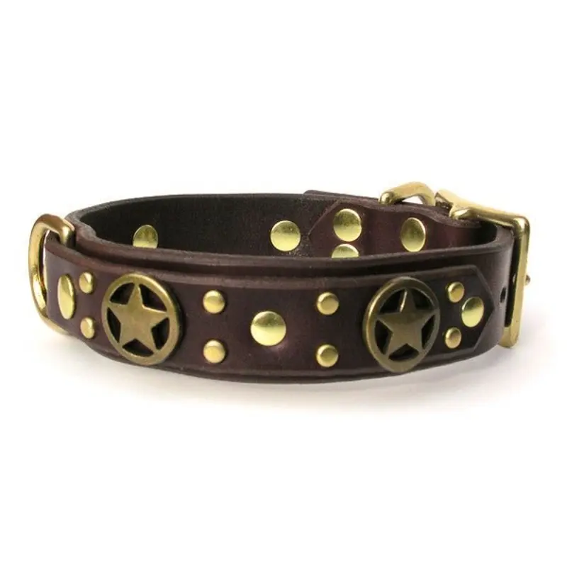 Rebel Leather Dog Collar