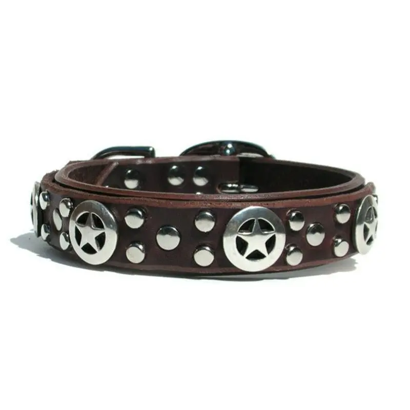 Sidekick Leather Dog Collar