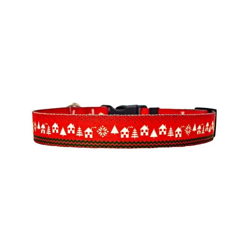 Nordic Red Dog Collar