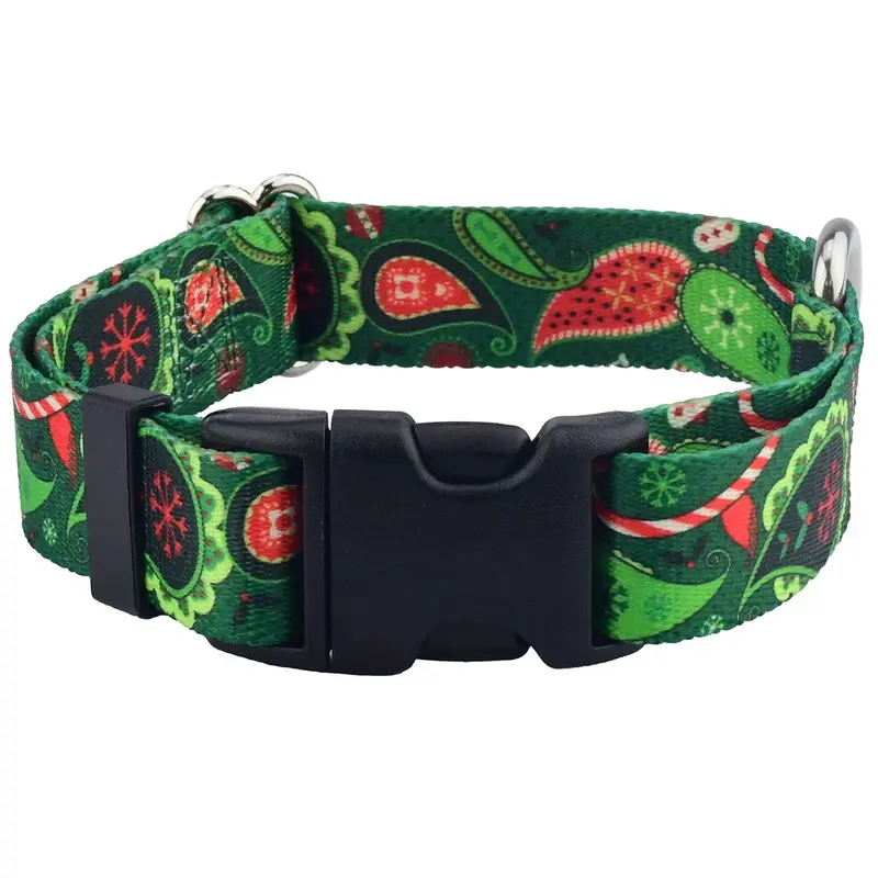 Holiday Paisley EarthStyle Dog Collar