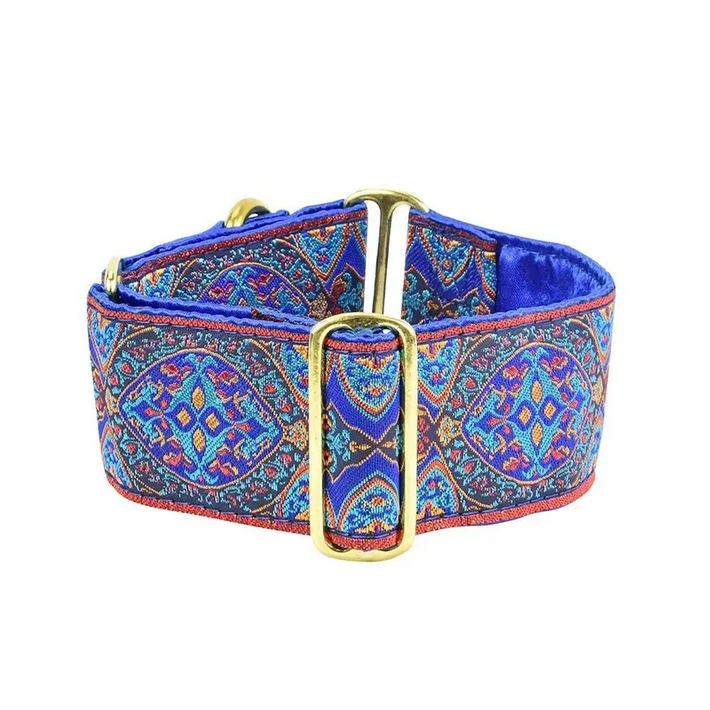Aristocracy Blue 2" Martingale Dog Collar Large