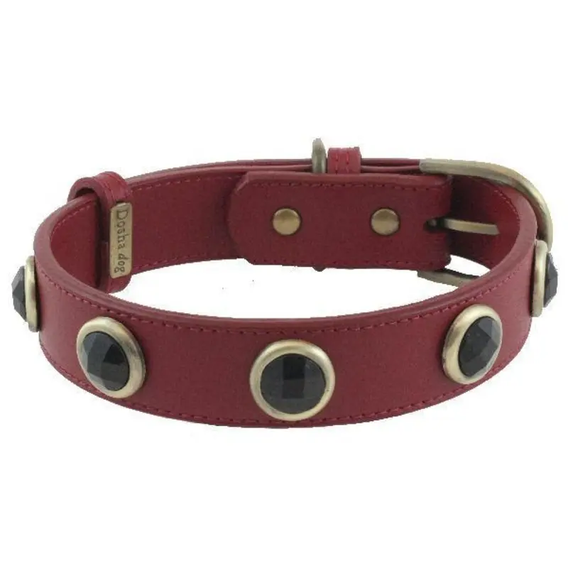 Onyx Pebble Dog Collar