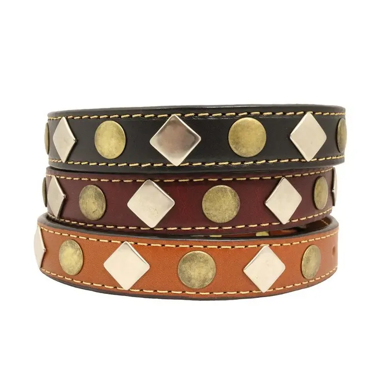 Heirloom Studded Dog Collar