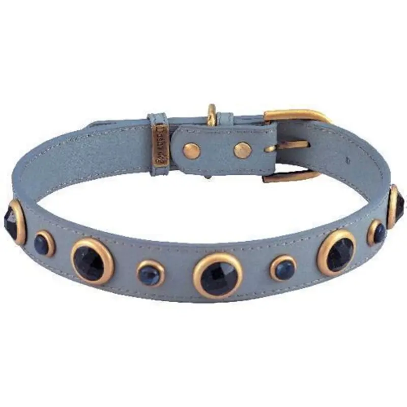 Blue Sand Stone And Sodalite Imperial Dog Collar