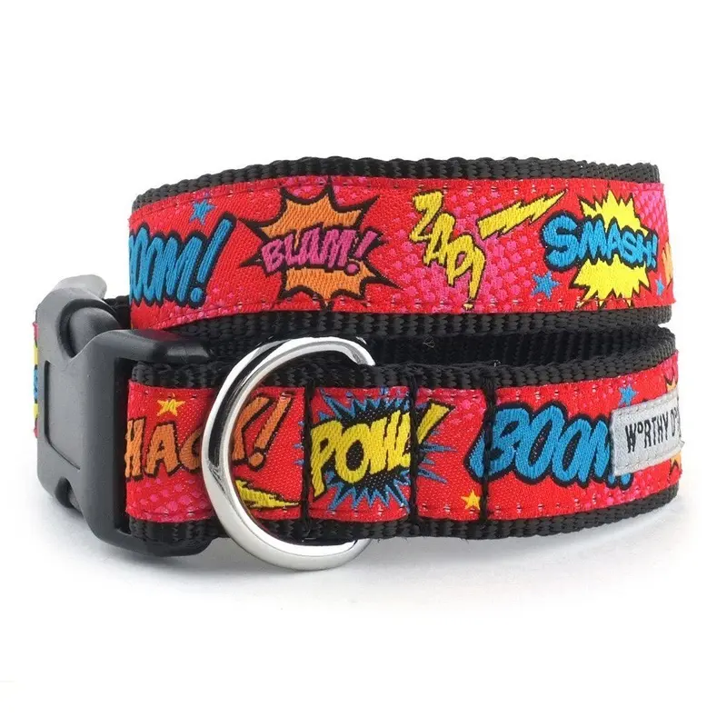 Comic Strip Dog Collar