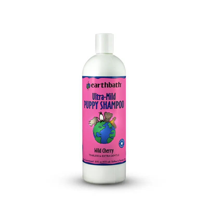 Earthbath Ultra-Mild Puppy Shampoo, Wild Cherry 16oz