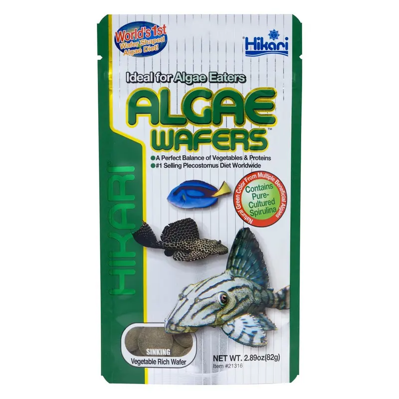 Hikari Algae Wafers Rapidly Sinking Wafer Fish Food 2.89 oz